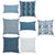 Maine Orb Teal 2 PIECE VALUE PACK Outdoor Cushions (50 x 50cm)