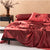 Satin Red Sheet Set