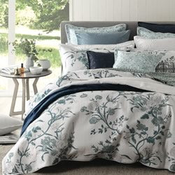 Carnation Jade Quilt Cover Set by Florence Broadhurst – Cottonbox Pty Ltd