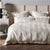 Francesco White Quilt Cover Set