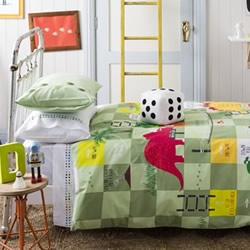 Dino Dash Quilt Cover Set by Kas Kids – Cottonbox Pty Ltd