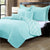 Bamboo Blend Reversible Aqua Comforter Set