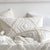 Anzar White Pillowsham Pair