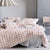 Haze Pink White Quilt Cover Set