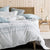 Josef White Quilt Cover Set