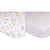 Woodland Bassinet 2pk Fitted Sheets Woodland & Solid White