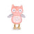 Woodland Plush Owl Pink