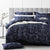 Oakland Navy Quilt Cover Set