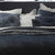 Luxe Dark Blue Velvet European Pillowcase Pair