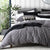 Chiswick Charcoal Quilt Cover Set