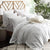 Hampton White Quilt Cover Set