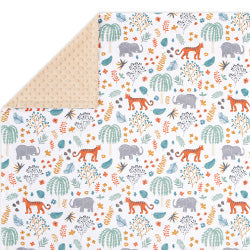 Boho Safari Pram Blanket (76 x 100cm) by Peanut Shell – Cottonbox Pty Ltd