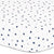 Navy Stars Cot Fitted Sheet