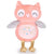 Flora Plush Pink Owl