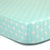 Mint Arrow Stripe Cot Fitted Sheet