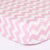 Pink Chevron Cot Fitted Sheet