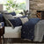 Morisset Navy Quilt Cover Set