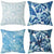 Bower Azure OUTDOOR Cushion (50 x 50cm)